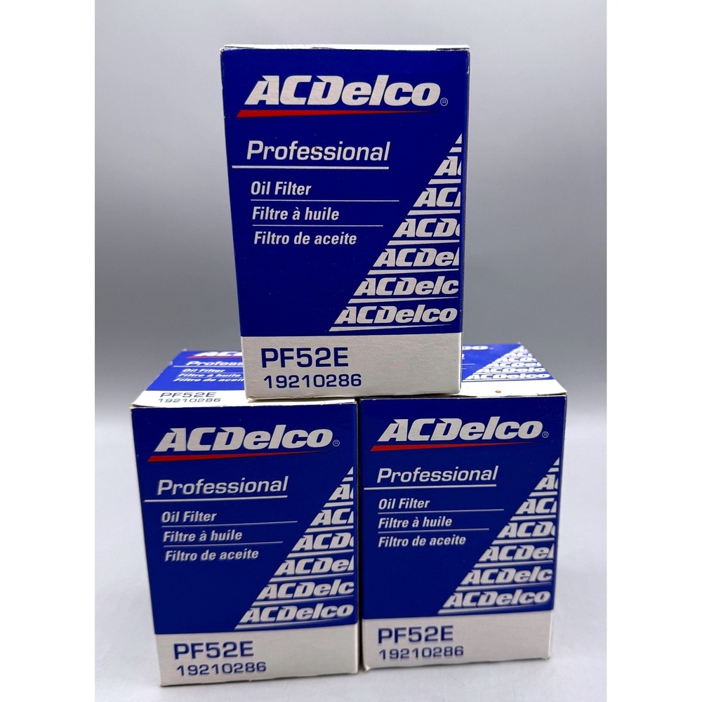 ACDelco Professional Oil Filter PF52E 19210286 Lot of 3 New